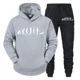 thumbnail image 4 of Sudadera con capucha Dachshund Evolution para hombre, moda evolucionista, sudadera de manga larga y pantalón, conjunto de 2 piezas, atuendo informal unisex con capucha Harajuku, 4 of 4