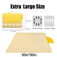 thumbnail image 3 of Outdoor Picnic Blanket Beach Blanket, Large 80"x 80" Beach Blanket, Outdoor Picnic Blankets, Waterproof Sandproof Portable Blankets,  Foldable Waterproof and Sandproof Mat, Beach, Park, 3 of 6