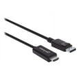 thumbnail image 3 of Manhattan 4K@60Hz DisplayPort to HDMI Cable - DisplayPort Male to HDMI Male Cable, 10 ft., Black, 3 of 4