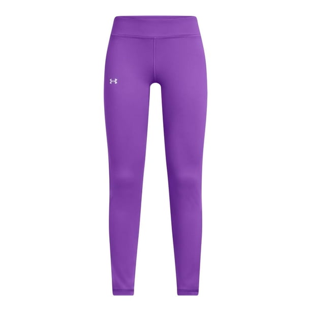 Leggins Under Armour Motion para niñas, color morado, talla XL
