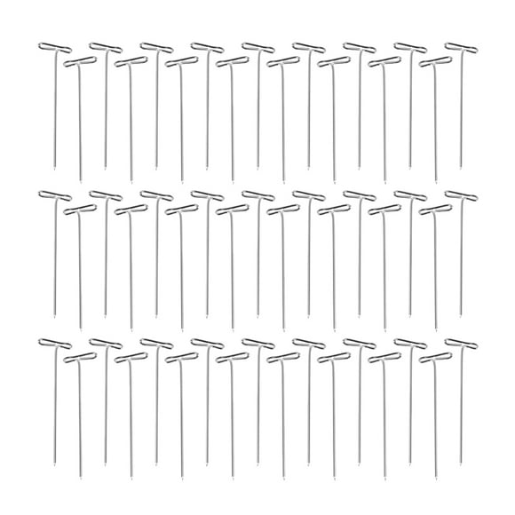 BRIGHTFUFU 220pcs Uso diario Agujas de peluca Pon de peluca de acero inoxidable Agujas de bloqueo convenientes