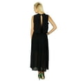 thumbnail image 5 of Bimba Women Long Maxi Dress Formal Georgette Flowy Gown Casual Formal Clothing, 5 of 6