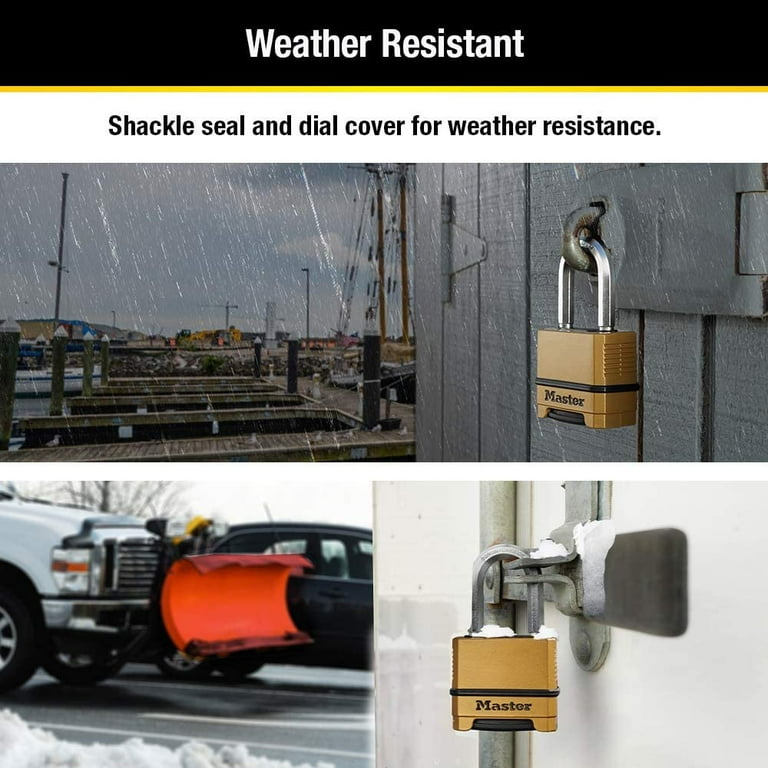 Master Lock M175XDLF Long Shank Heavy Duty Outdoor