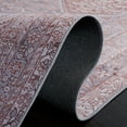 thumbnail image 6 of SAFAVIEH Tucson Thornton Traditional Machine Washable Runner, 2'6" x 8', Grey/Rust, 6 of 9