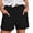 D545/Black, variant on XIYON Shorts For Women Straight Leg Drawstring High Waist Shorts Sports Loose Sorts Casual Fashion Beach Vacation Clothes