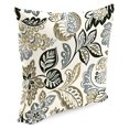 thumbnail image 5 of Jordan Manufacturing 16" x 16" Dailey Pewter Multicolor Paisley Square Outdoor Throw Pillow (2 Pack), 5 of 11