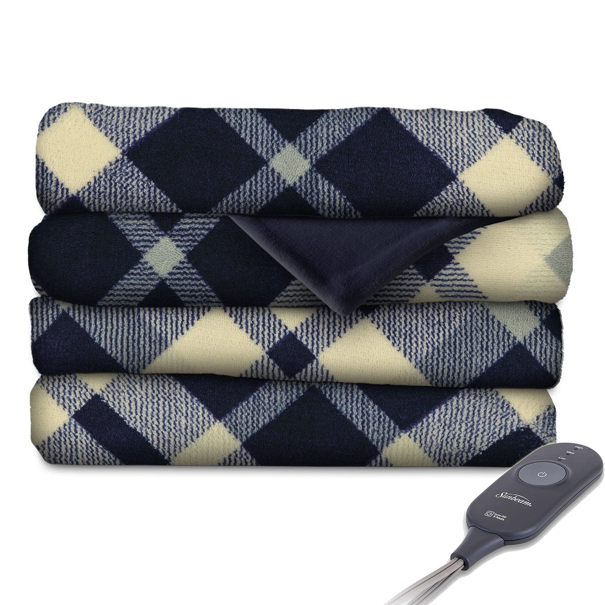 Sunbeam Microplush Electric Heated Throw Blankets TB16 Assorted