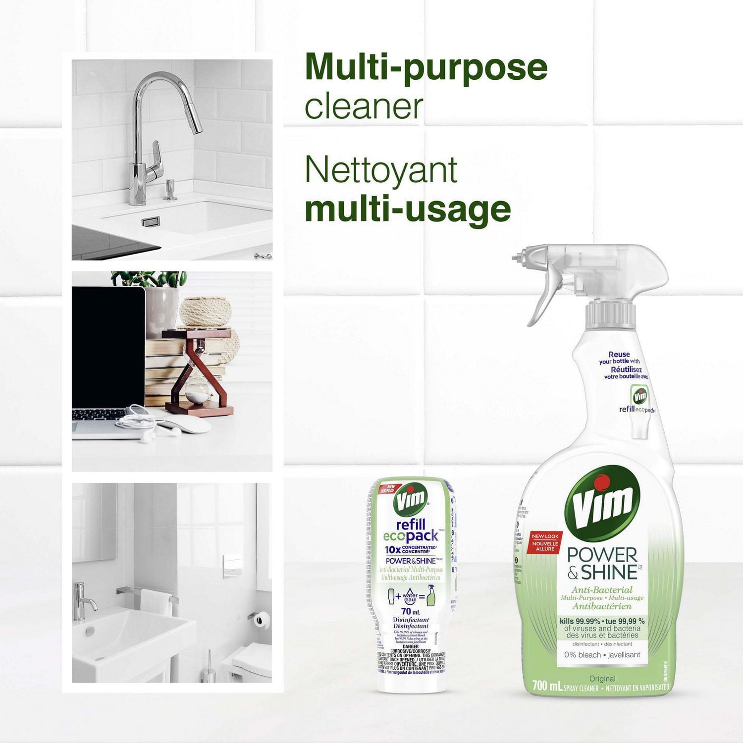 Vim Power and Shine Anti-Bacterial Spray