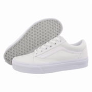 Vans Unisex Old Skool Classic Skate Shoes - True White - 9