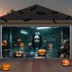 thumbnail image 5 of Garaje: Pancarta Con Temática De Halloween Con Gráficos Inquietantes. Perfecta Para Los Amantes De Los Coches Y Para Renovar El Garaje. Fácil De Colocar. Tejido Resistente., 5 of 5