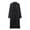 a-Black10286, variant on VNKIDY Men's Loungewear Solid Color Long Sleeve V Neck Robes With Contrast Trim Belted Pocket Soft Loungewear For Casual Daily Home Relaxation Activities Versatile Homewear