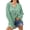 Green, variant on Turilly Sequin Tops for Women Sparkly Button Down Shirt Solid Color Long Sleeve Party Shirts