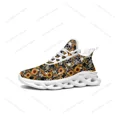 thumbnail image 1 of Zapatillas deportivas planas con estampado de calavera de girasol para hombre y mujer, deportivas de alta calidad con cordones, de malla, hechas a medida., 1 of 6