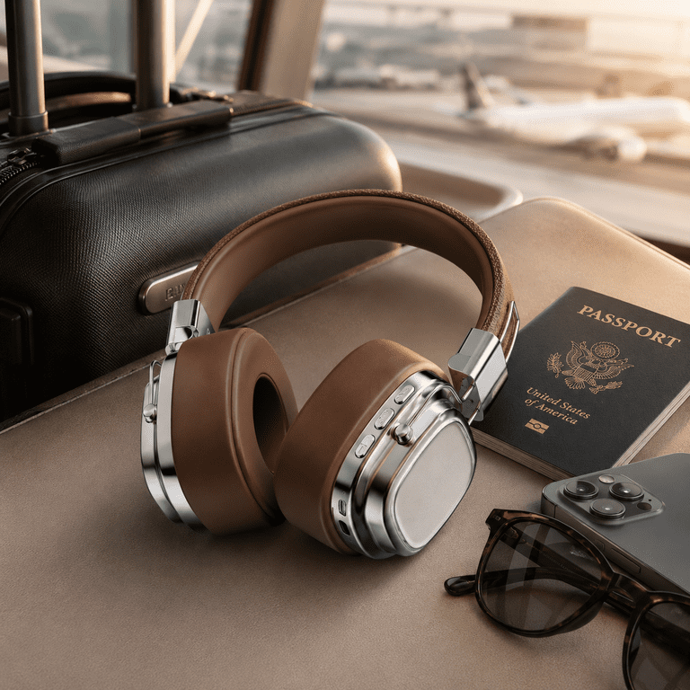 Wireless Bluetooth Over-Ear Headphones with Foldable Design photo 3
