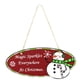 thumbnail image 1 of Letrero de puerta de Navidad Bearachild colgante Muñeco de nieve de Madera, 1 of 6