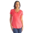 thumbnail image 4 of Womens Criss Cross Neck Tunic Top, 4 of 9