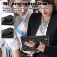 thumbnail image 6 of For iPad Pro 13 M4 2024/iPad Pro 13 M5 2025 Case 13 inch, 360 Hand Strap, Shoulder Strap, Kickstand, Rugged Drop Protection, Black, 6 of 7