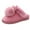 Red, variant on Clearance Under $5,Lolmot House Slippers for Women Indoor Fluffy Bunny Ear Slippers Cute Faux Fur Ball Indoor Bedroom Shoes Winter Slip on Fuzzy Slippers Home Lightweight And Non-Slip Flat Shoes