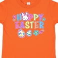 thumbnail image 4 of Inktastic Happy Easter with Bunny Face and Easter Eggs Girls Toddler T-Shirt, 4 of 5