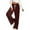 Wine, variant on Admvng Womens Sweatpants Four Season Casual Solid Color Corduroy Elastic Waist Straight Leg Pants Comfy Fall Winter Pants, Size S-3XL