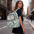 thumbnail image 4 of KUIFORTI Fish Camouflage Girls School Bag Kids Backpack with Multiple Organizer Pockets Front Pockets for Teens Elementary Middle Back to School Supplies, 4 of 7