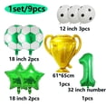 thumbnail image 5 of piezas de globos de aluminio para fútbol, trofeos de oro, decoraciones para fiestas de cumpleaños, juguetes para niños, regalos, suministros para fiestas temáticas de deportes de fútbol para adultos, 5 of 5