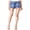 Bleu - navycoral, variante sur Stoosh Shorts Mini Décontractés Imprimés Doux pour Femmes, Bleu, Juniors, Très Grand