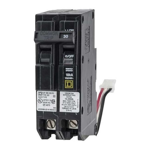 Schneider Electric Circuit Breaker,30A,Plug In,120/240V,2P QO230PLILC