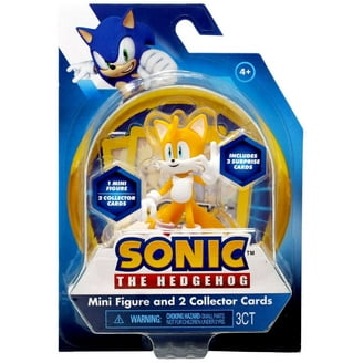 Sonic the Hedgehogのフィギュアコレクショコレクションカード付き Sonic the Hedgehog mini figure and 2 collector cards (tails