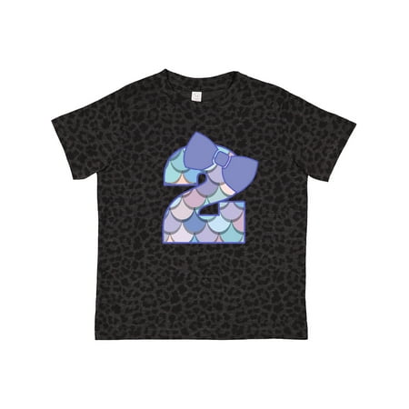 

Inktastic 2nd Birthday Mermaid 2 Year Old Girl Gift Toddler Toddler Girl T-Shirt
