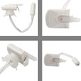 thumbnail image 4 of Conector de enchufe de aviación, carcasa de aleación de Zinc, conectores chapados en plata y cobre, 2 uds., 4 of 7