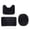 D, variant on Bathroom rugs sets 3 piece including bathroom rugs and toilet seat cover, Super Soft Microfiber Non Slip Bath Rugs with Rubber Backing, Machine Washable Solid Bath Decor A