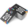 thumbnail image 1 of xianyou-Live Sale Plastic Number Tags, Normal and Reverse Mirror Image Coat Room Checks for Facebook Live Sale, Reusable Lularoe Supplies, Hanger Cards for Clothes, 100 Consecutive Numbers, (201-300), 1 of 4