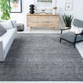thumbnail image 2 of SAFAVIEH Retro Cletus Solid Area Rug, Grey/Ivory, 6'7" x 6'7" Square, 2 of 8