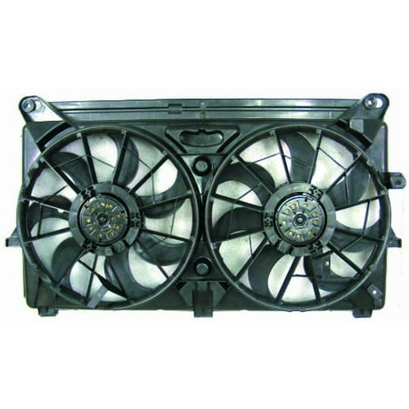 Dual Radiator and Condenser Fan Assembly - Pacific Best Inc For/Fit GM3115212 05-09 Chevrolet Silverado Avalanche Cadillac (Ctek D250s Dual Best Price)