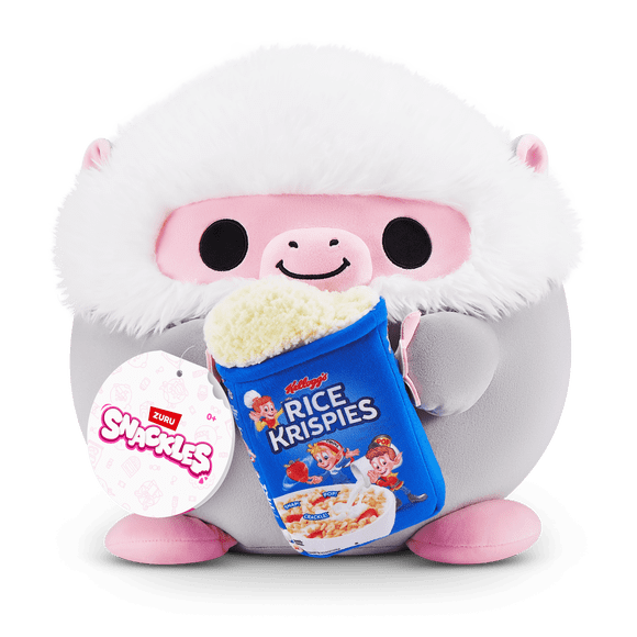Snackles Licensed Series 3 8-inch Plush (LUCAS) by ZURU, Plush with License Snack Brand Accessory