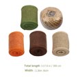 thumbnail image 2 of 1Set Plain Color Ribbons Gift Wrapping Ribbons for Wedding Festival with Hemp Ropes, 2 of 7