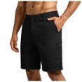 thumbnail image 4 of Zshosam Workout Shorts Men Men's Classic Cargo Stretch Short Casual Summer Shorts (Black,40), 4 of 9