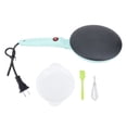 thumbnail image 2 of Electric Crepe Maker Non Stick Plate Auto Temperature Control 8 Inch Machine with Silicone Spatula Egg Whisk Green Base, 2 of 7
