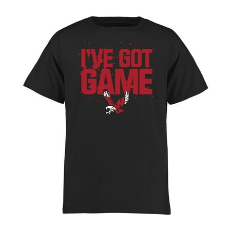 Youth Black Game - Eastern Washington Eagles Youth Got Game T-Shirt - Black