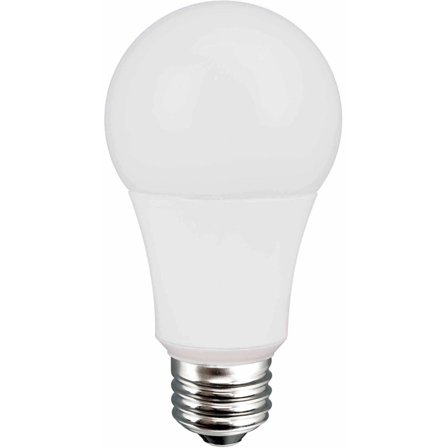 Great Value LED Light Bulb, 9W (60W Equivalent) A19 Lamp E26 Medium Base, Non-Dimmable, Soft White - image 3 of 5