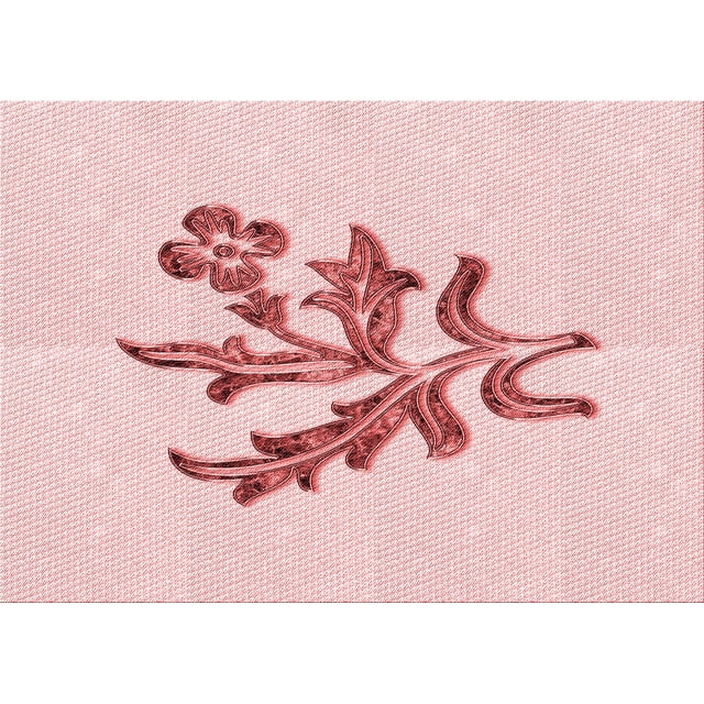 Ahgly Company Machine Washable Indoor Rectangle Transitional Pink Bubble Gum Pink Area Rugs, 2' x 3'
