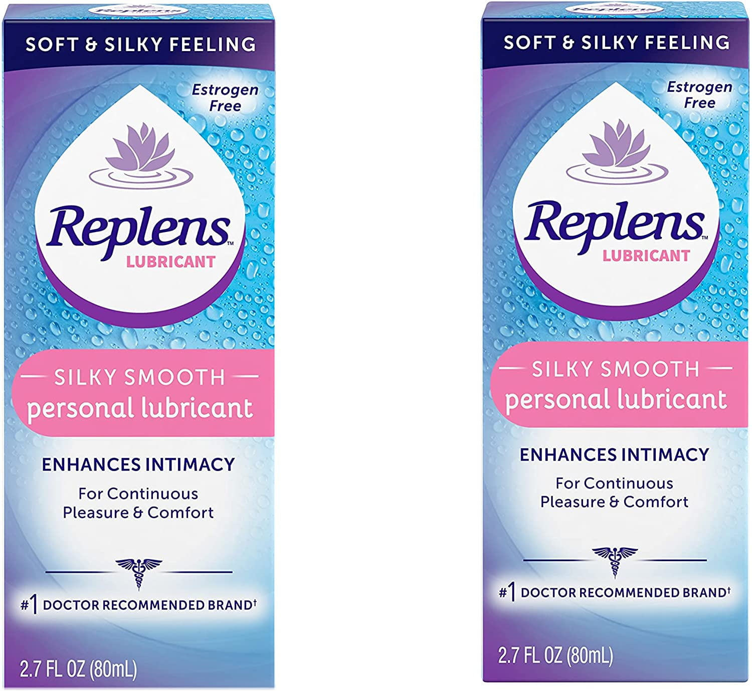 Replens Silky Smooth Personal Lubricant, . 2.7 Ounce (Pack of 2)