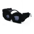 thumbnail image 1 of Women Plush Fuzzy Cat Eye Sunglasses, 1 of 4