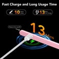 thumbnail image 4 of Stylus Pen for iPad 6th-11th Generation, Fast Charge with Palm Rejection & Tilt Sensitivity, Compatible with 2018-2025 iPad 6/7/8/9/10/11, Pro 11"/12.9"/M4, Air 3/4/5/M2/M3, Mini 5/6, 4 of 7