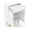 thumbnail image 4 of Liberty 1-Drawer 28.07" Storage Cabinet  in White and Aqua Blue, 4 of 10