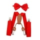 thumbnail image 3 of Conjunto de tirantes para niños, pajarita, tirantes para esmoquin, ropa roja, accesorios, pantalones, tirantes para niños y niñas, traje de baile, Hugo pajarita con tirantes para niños, 3 of 9