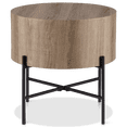 thumbnail image 4 of Bouclair Table d'Appoint Taupe et Métal, 4 of 8