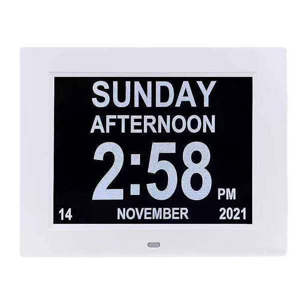 Ddc 8009 Inlife Digital Day Calendar Clock With Memory Loss With