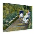 thumbnail image 4 of Cassatt 'Children In The Garden With Nanny' Canvas Art, 4 of 4